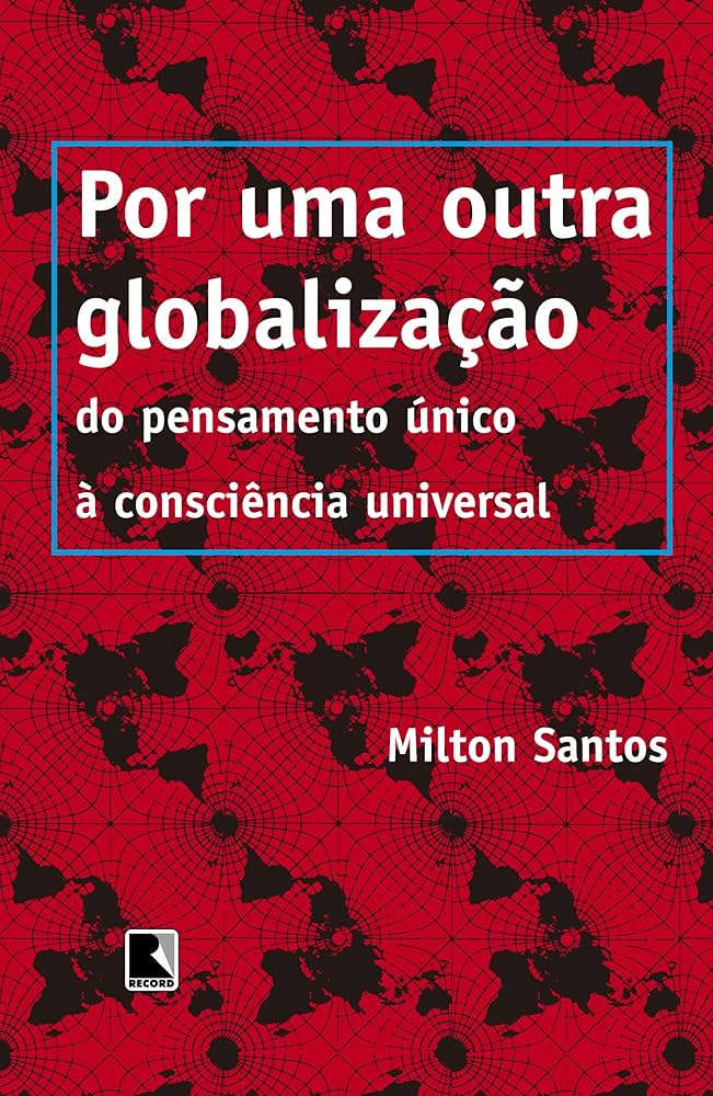 Capa do livro Por uma outra globalização, de Milton Santos